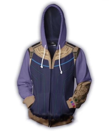 Thanos 'Infinity War' Zip Up Hoodie-RashGuardStore