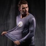 The Flash 'Zoom' Updated Compression Long Sleeve Rash Guard-RashGuardStore