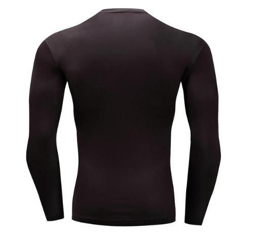 The Punisher 'Blue Skull' Long Sleeve Compression Rashguard-RashGuardStore