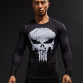 The Punisher Long Sleeve Compression Rashguard-RashGuardStore