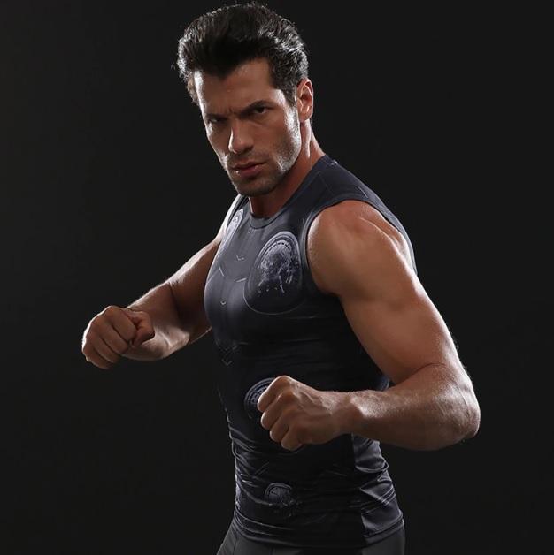 Thor 'Infinity War' Compression Tank Top-RashGuardStore