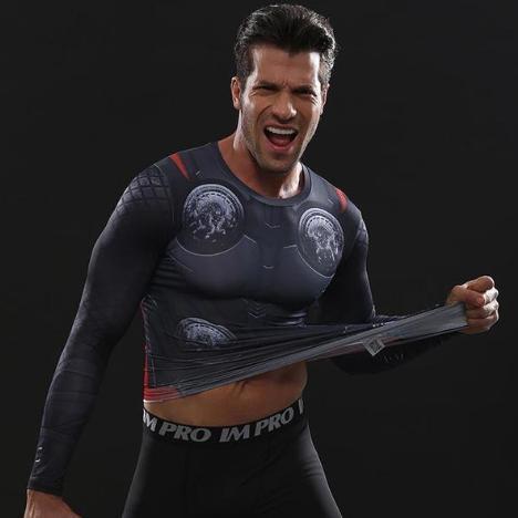 Thor 'Infinity War' Long Sleeve Compression Rashguard-RashGuardStore