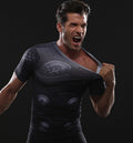 Thor 'Infinity War' Short Sleeve Compression Rash Guard-RashGuardStore