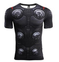 Thor 'Infinity War' Short Sleeve Compression Rash Guard-RashGuardStore