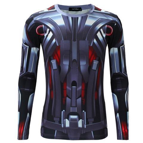 Ultron Compression Long Sleeve Compression Rash Guard-RashGuardStore