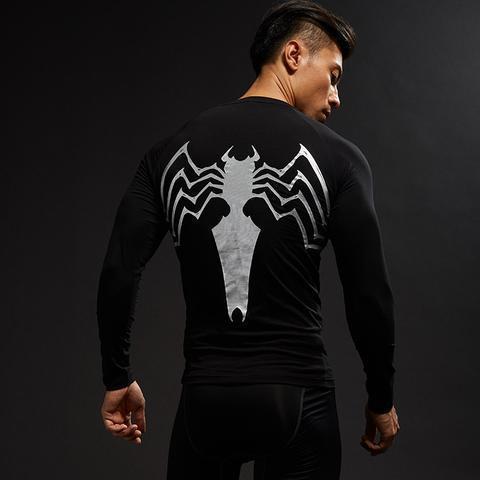 Venom 'Animated' Compression Long Sleeve Rashguard-RashGuardStore