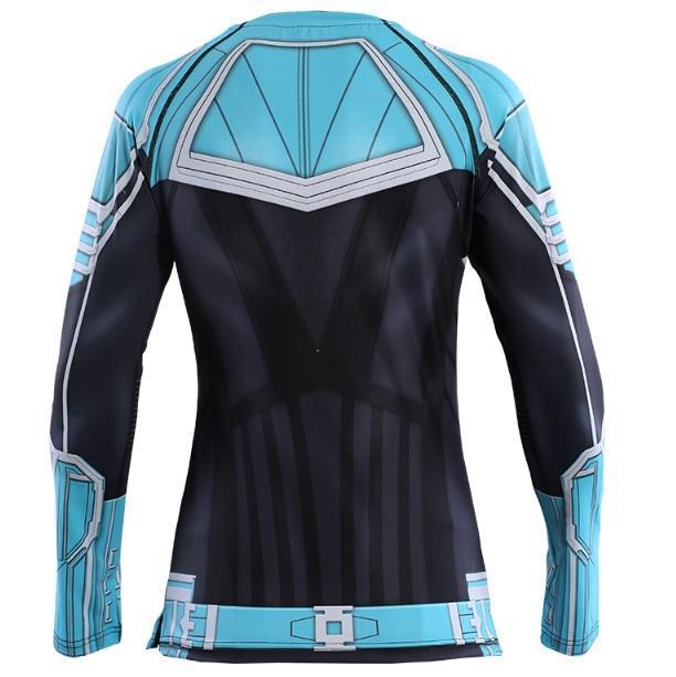 Carol Rash Captain Marvel Carol Danvers 'Star Force' Compression Rashguard