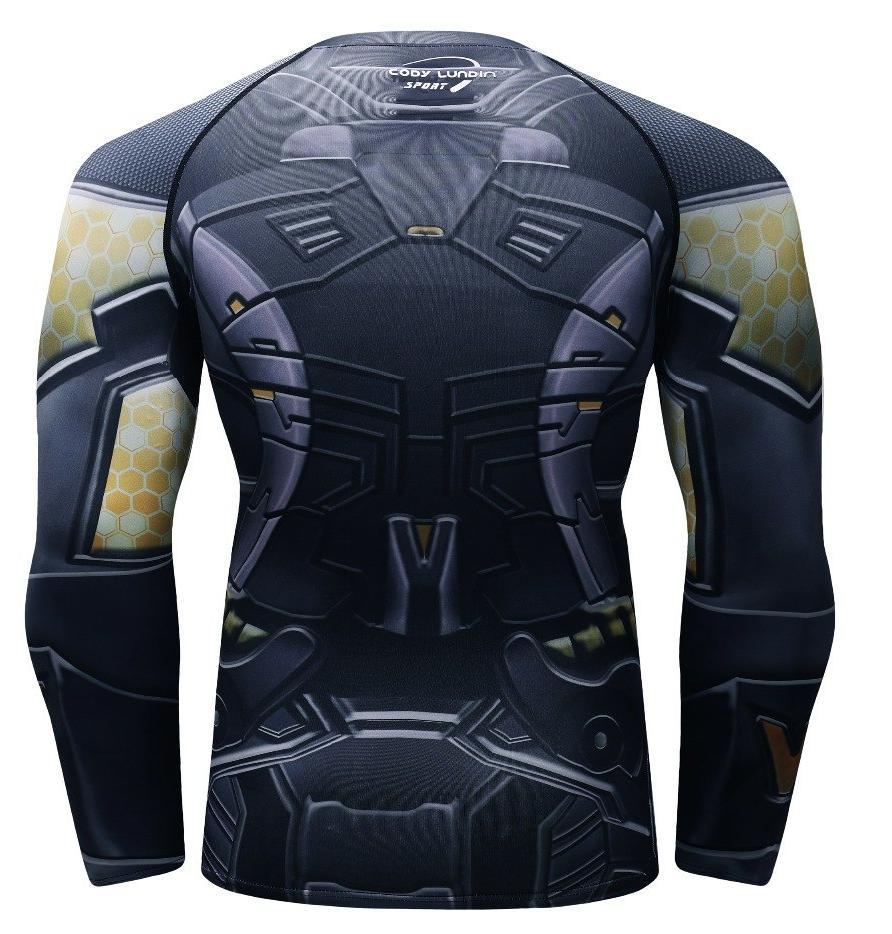 YELLOW JACKET Antman Compression Long Sleeve Rash Guard ...