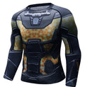 Yellow Jacket Antman Compression Long Sleeve Rash Guard-RashGuardStore